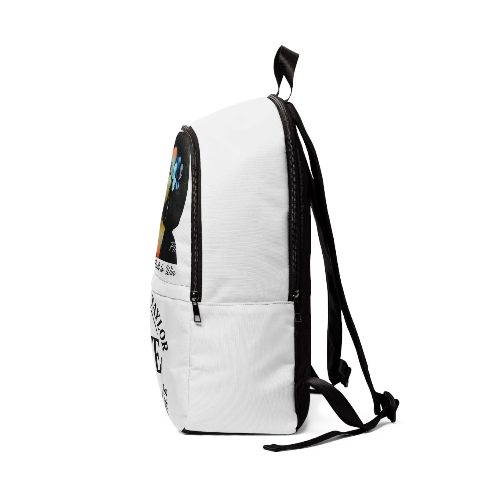 Inspirational Unisex Fabric Backpack, Made to Shine, Built to Win Backpack, Motivational Fabric Backpack, Empowering Backpack for Adults, The Ameya Taylor Experience
